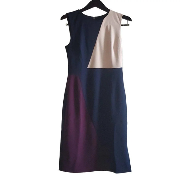 Vince Camuto size 6 Colorblock Shift Dress - Picture 1 of 9